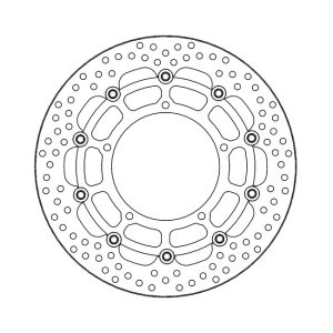 Moto-Master Halo Series Floating Brake Rotor Yamaha