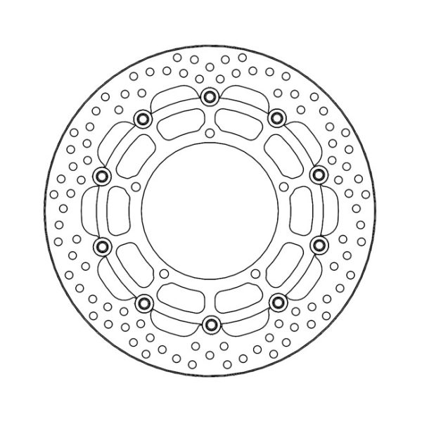 Moto-Master Halo Series Floating Brake Rotor Yamaha
