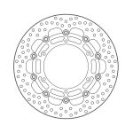 Moto-Master Halo Series Floating Brake Rotor Yamaha