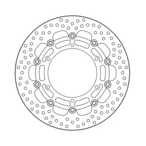 Moto-Master Halo Series Floating Brake Rotor Yamaha