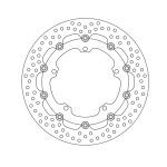 Moto-Master Halo Series Floating Brake Rotor Triumph