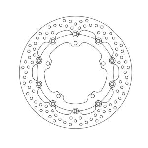 Moto-Master Halo Series Floating Brake Rotor Triumph