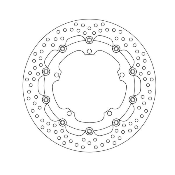 Moto-Master Halo Series Floating Brake Rotor Triumph