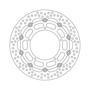 Moto-Master Halo Series Floating Brake Rotor Yamaha