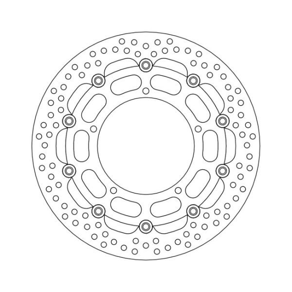 Moto-Master Halo Series Floating Brake Rotor Yamaha