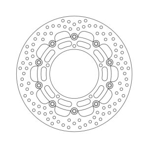 Moto-Master Halo Series Floating Brake Rotor Yamaha