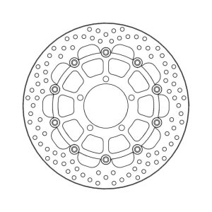 Moto-Master Halo Series Floating Brake Rotor Triumph