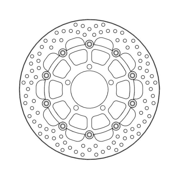 Moto-Master Halo Series Floating Brake Rotor Triumph