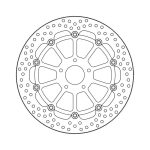 Moto-Master Halo Series Floating Brake Rotor KTM