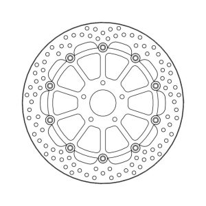 Moto-Master Halo Series Floating Brake Rotor KTM