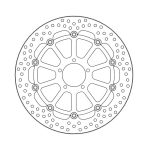 Moto-Master Halo Series Floating Brake Rotor KTM