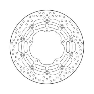 Moto-Master Halo Series Floating Brake Rotor Yamaha