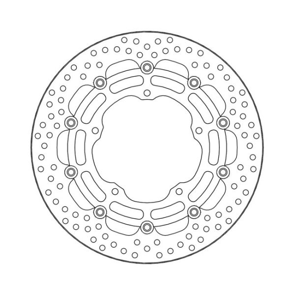 Moto-Master Halo Series Floating Brake Rotor Yamaha