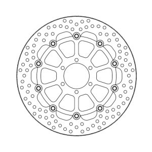 Moto-Master Halo Series Floating Brake Rotor Ducati