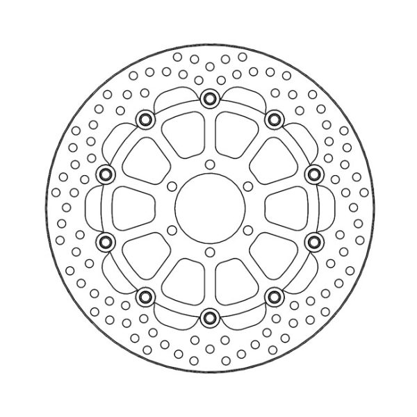 Moto-Master Halo Series Floating Brake Rotor Ducati