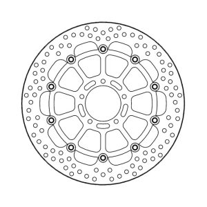 Moto-Master Halo Series Floating Brake Rotor Ducati