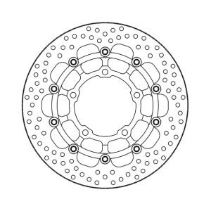 Moto-Master Halo Series Floating Brake Rotor Honda