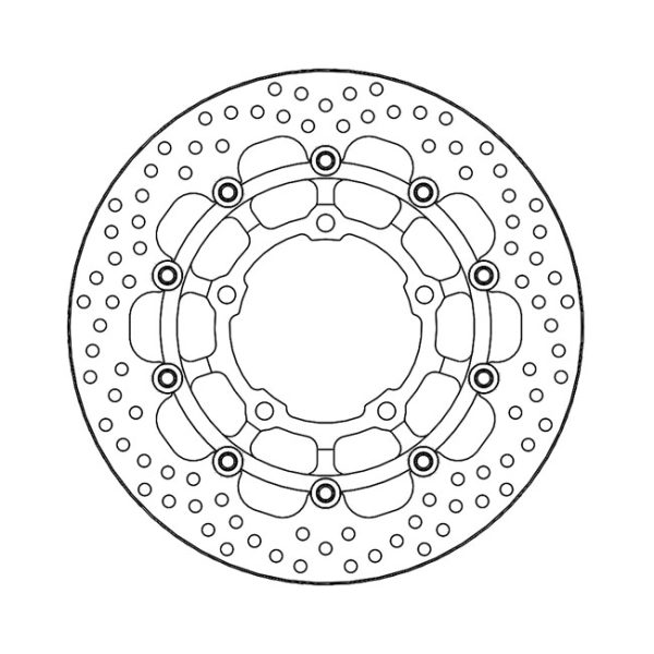 Moto-Master Halo Series Floating Brake Rotor Honda
