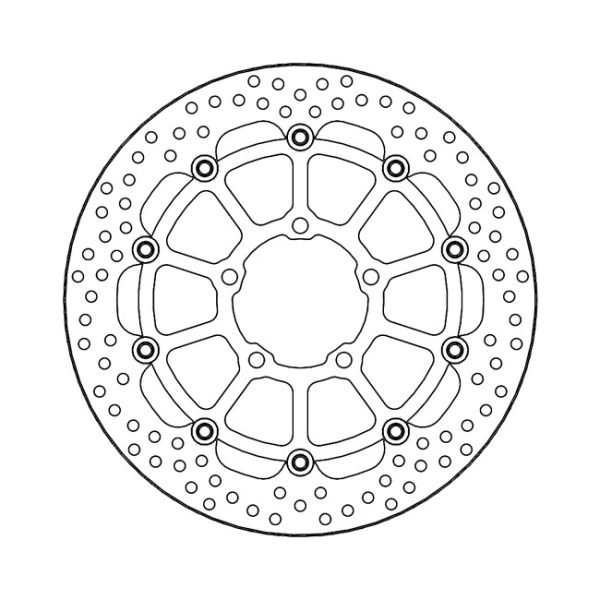 Moto-Master Halo Series Floating Brake Rotor Triumph