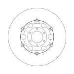 Moto-Master Halo Series Floating Brake Rotor Honda