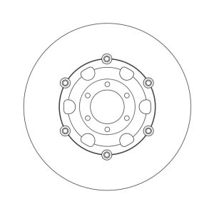 Moto-Master Halo Series Floating Brake Rotor Honda