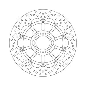 Moto-Master Halo Series Floating Brake Rotor Ducati