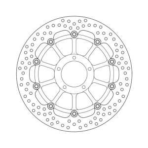 Moto-Master Halo Series Floating Brake Rotor Ducati