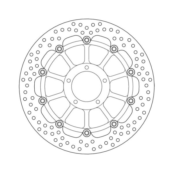 Moto-Master Halo Series Floating Brake Rotor Ducati