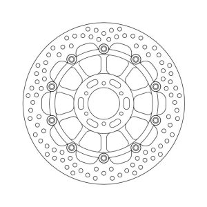 Moto-Master Halo Series Floating Brake Rotor Honda