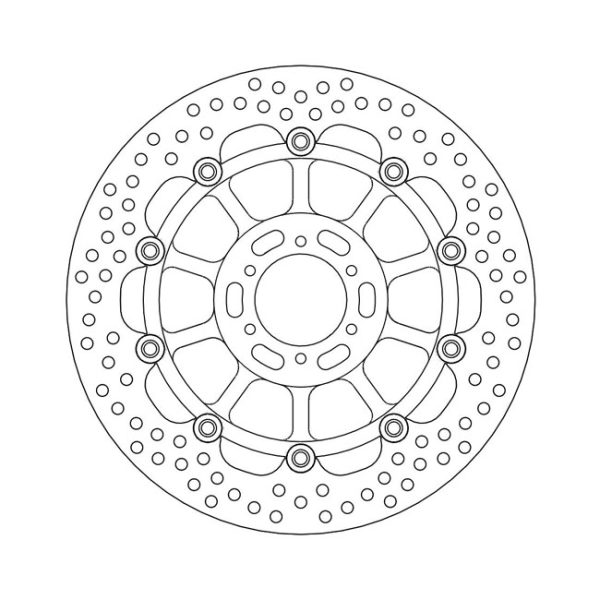 Moto-Master Halo Series Floating Brake Rotor Honda