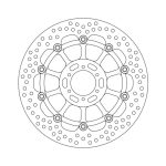 Moto-Master Halo Series Floating Brake Rotor Honda