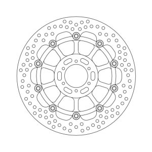 Moto-Master Halo Series Floating Brake Rotor Honda