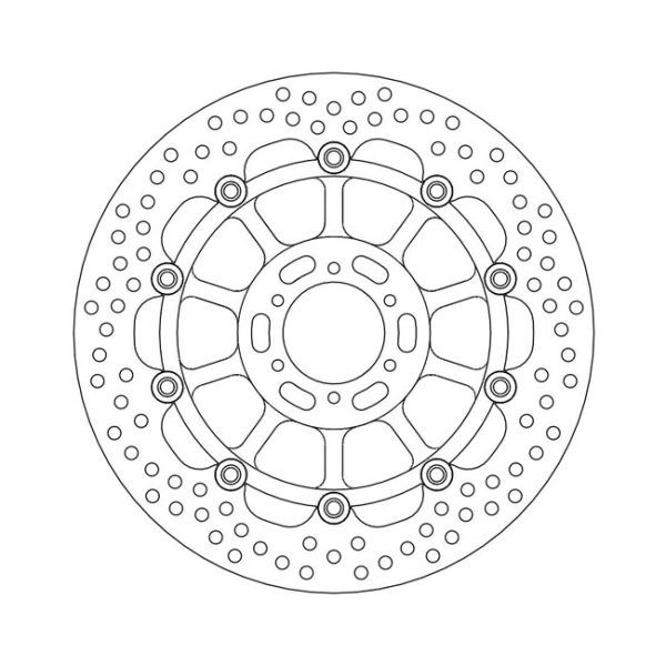 Moto-Master Halo Series Floating Brake Rotor Honda