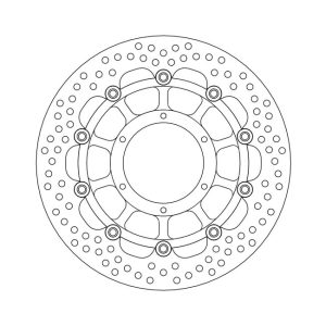Moto-Master Halo Series Floating Brake Rotor Honda