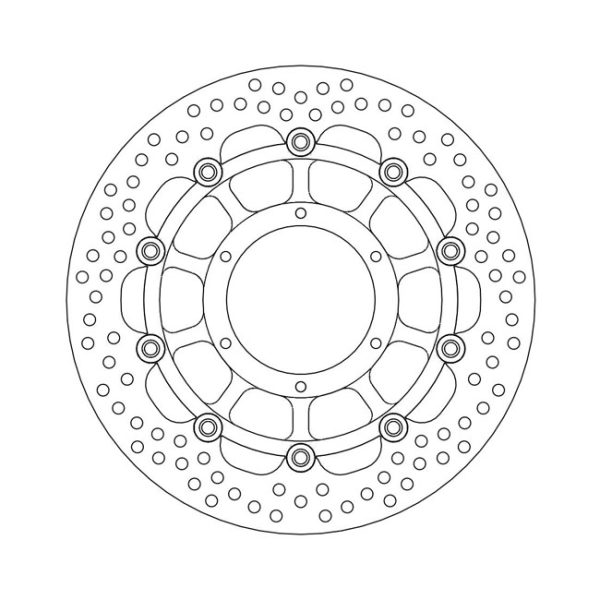 Moto-Master Halo Series Floating Brake Rotor Honda
