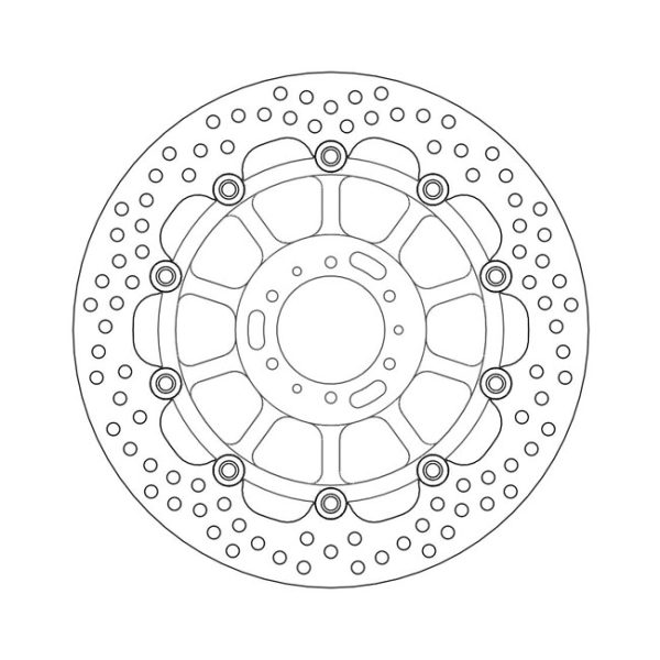 Moto-Master Halo Series Floating Brake Rotor Honda