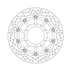 Moto-Master Halo Series Floating Brake Rotor Honda