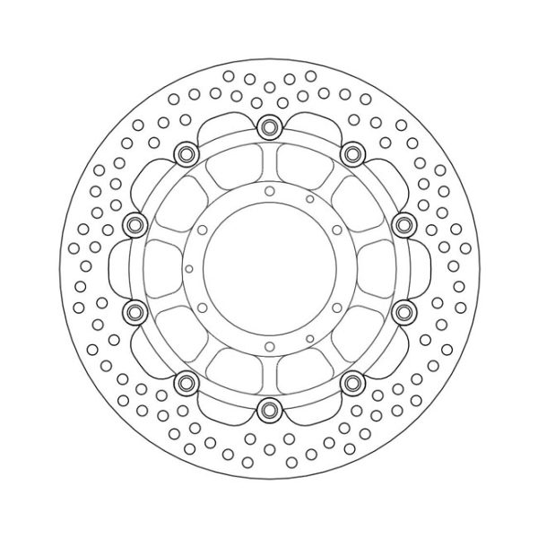 Moto-Master Halo Series Floating Brake Rotor Honda