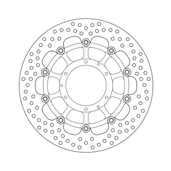 Moto-Master Halo Series Floating Brake Rotor Honda