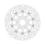 Moto-Master Halo Series Floating Brake Rotor Honda