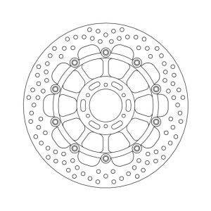 Moto-Master Halo Series Floating Brake Rotor Honda