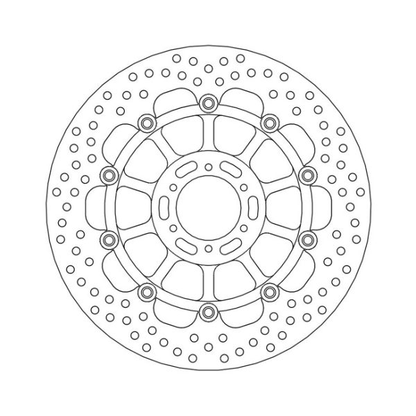 Moto-Master Halo Series Floating Brake Rotor Honda