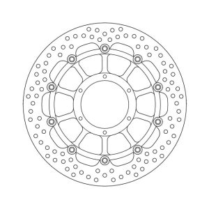 Moto-Master Halo Series Floating Brake Rotor Honda