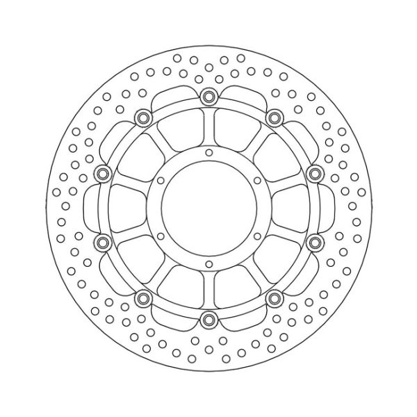 Moto-Master Halo Series Floating Brake Rotor Honda