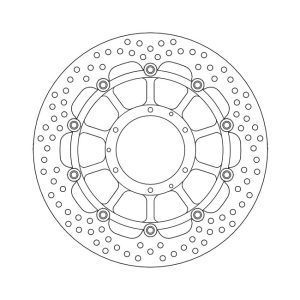 Moto-Master Halo Series Floating Brake Rotor Honda