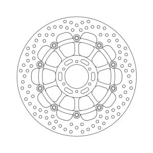 Moto-Master Halo Series Floating Brake Rotor Honda