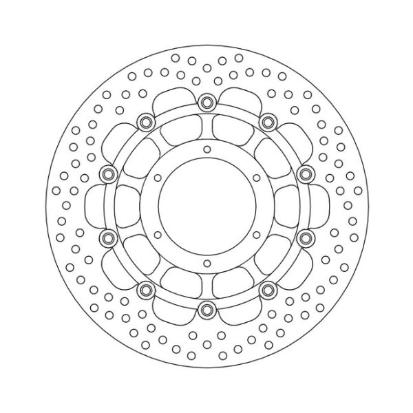 Moto-Master Halo Series Floating Brake Rotor Honda