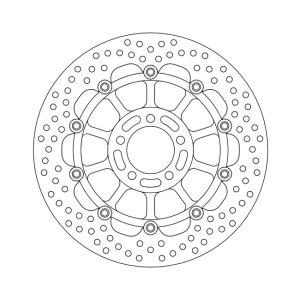 Moto-Master Halo Series Floating Brake Rotor Kawasaki
