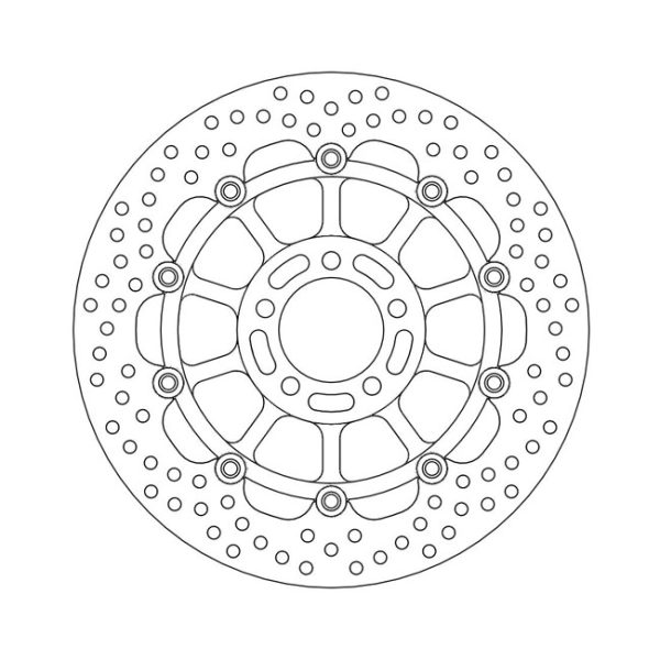 Moto-Master Halo Series Floating Brake Rotor Kawasaki