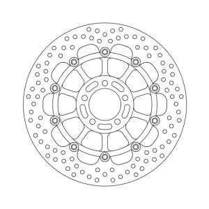 Moto-Master Halo Series Floating Brake Rotor Kawasaki